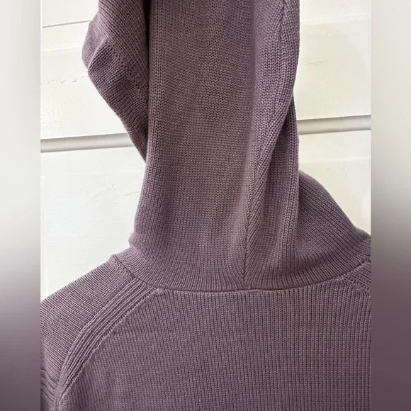 Lululemon Double Knit Sweater Hoodie Dusky Lavender Sz XS/S - Picture 6 of 11